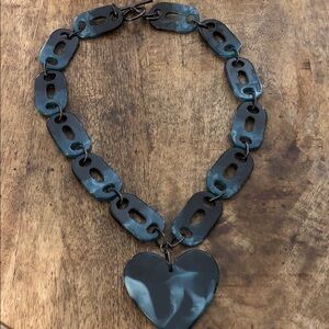 Vintage Heart Pendant Necklace